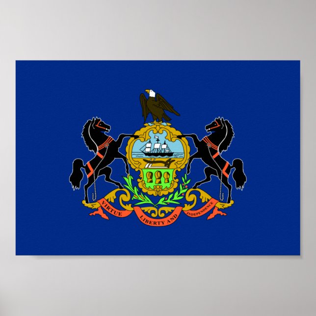 Pennsylvania Flag Poster (Front)