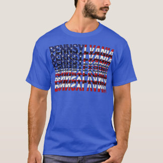 Pennsylvania Flip Text effect T-Shirt