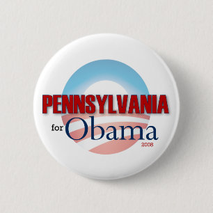 PENNSYLVANIA for Obama Pinback Button