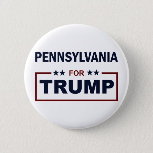 Pennsylvania for Trump Button