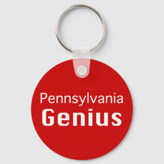 Pennsylvania Genius Gifts Keychain