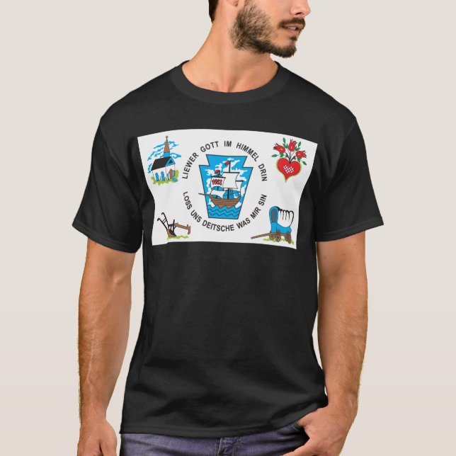 Pennsylvania German Flag T-Shirts (Front)