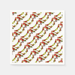 Pennsylvania German folk art birds Paper Napkins