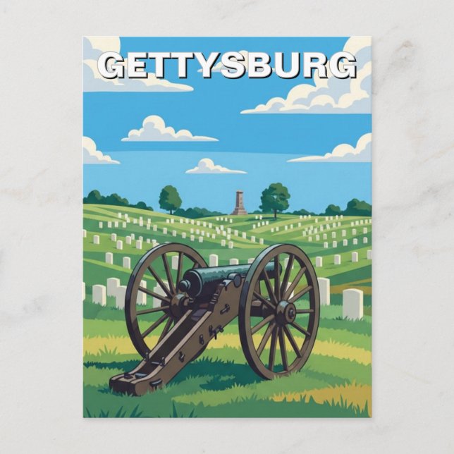 Pennsylvania Gettysburg Travel Postcard (Front)