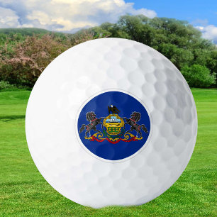Pennsylvania Golf Balls, state Flag / Patriots Balls