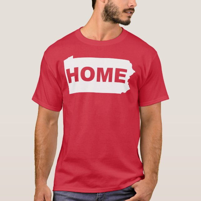 Pennsylvania Home Away From State T-Shirt (Front)