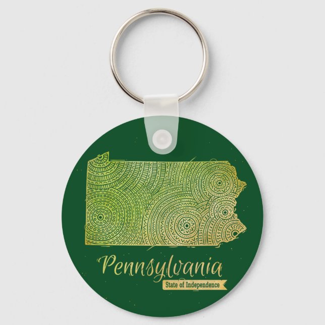 Pennsylvania Keychain (Front)