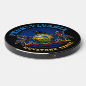 PENNSYLVANIA KEYSTONE STATE FLAG WIRELESS CHARGER (Front 2)