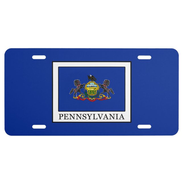 Pennsylvania License Plate (Front)