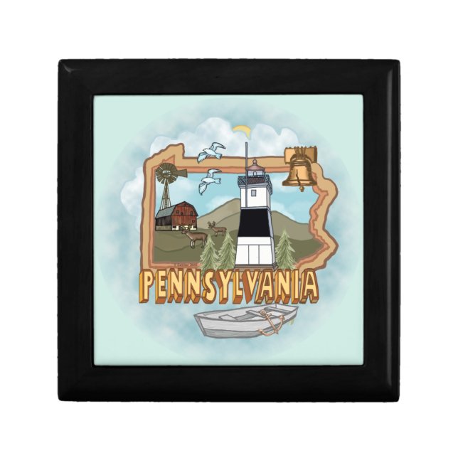 Pennsylvania Lighthouse Gift Box (Front)