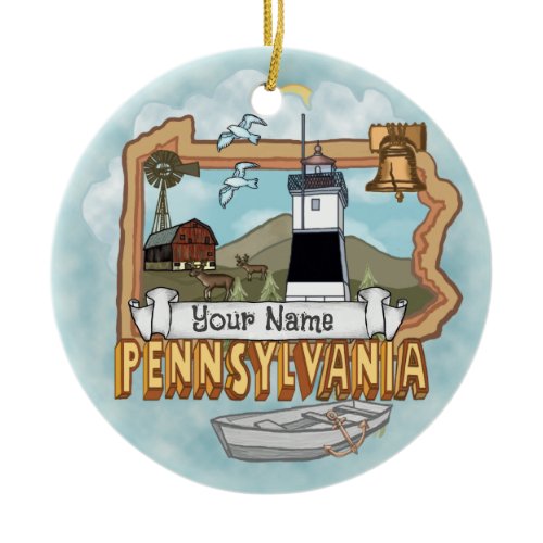 Pennsylvania Lighthouse  Ornament