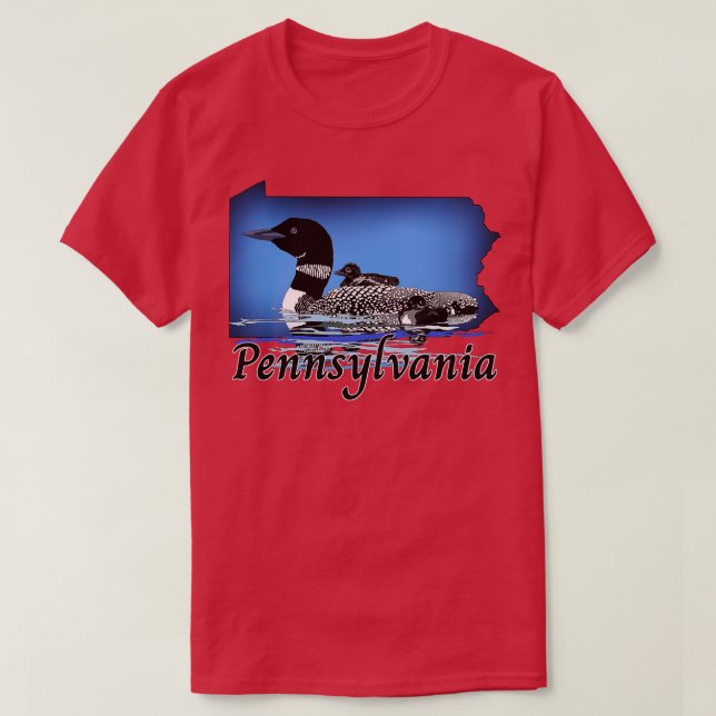 Pennsylvania Loon T-Shirt (Design Front)