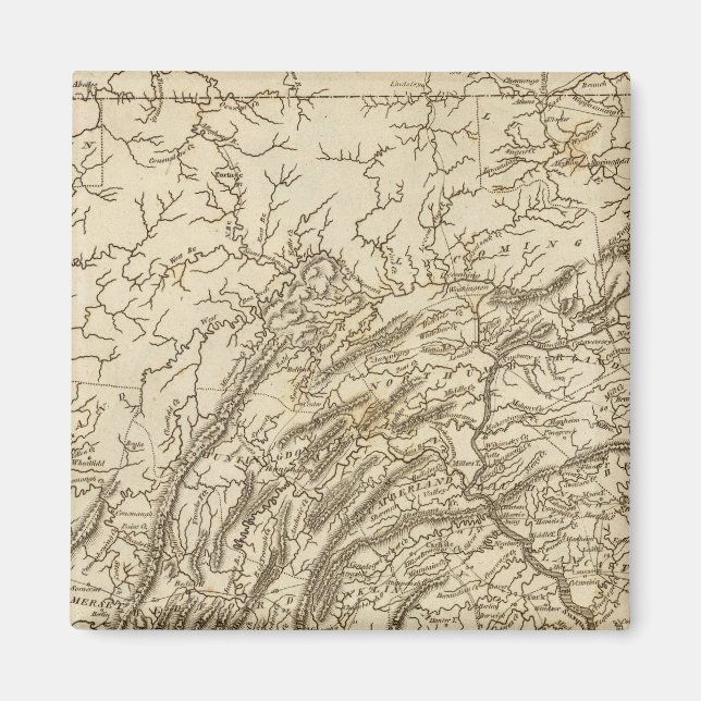 Pennsylvania Map by Arrowsmith Magnet (Front)
