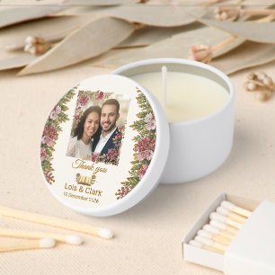Pennsylvania Mountain Laurel Wedding Favor Candle Mini Candle Favors