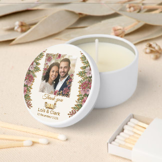 Pennsylvania Mountain Laurel Wedding Favor Candle Mini Candle Favors