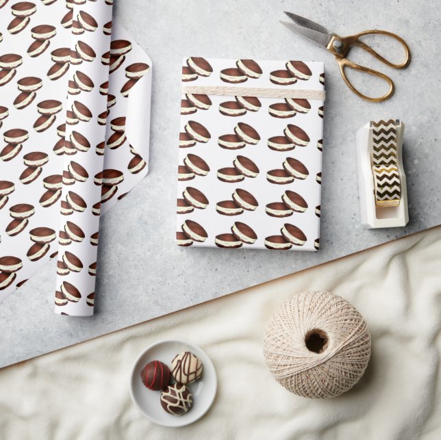 Pennsylvania PA Dutch Amish Whoopie Pies Food Wrapping Paper (Crafts)