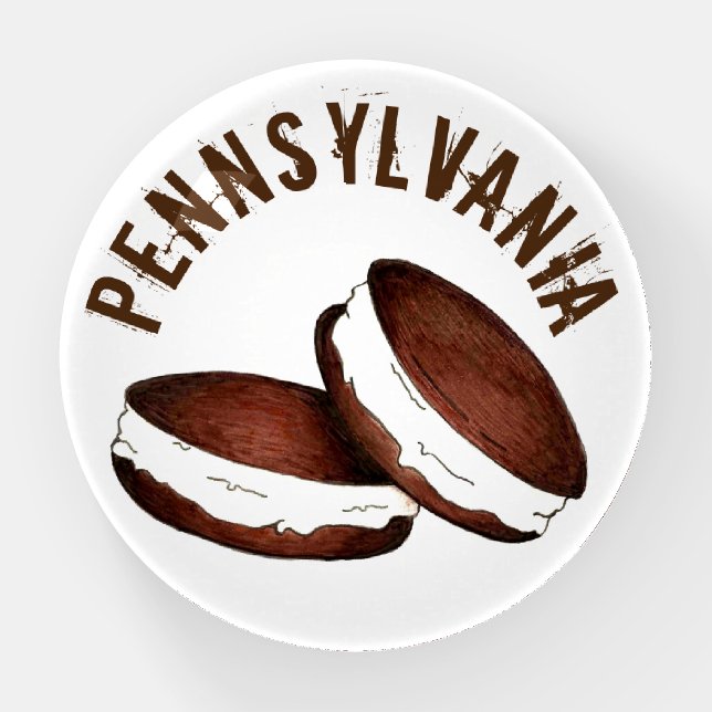 Pennsylvania PA Dutch Amish Whoopie Pies Paperweight (Front)