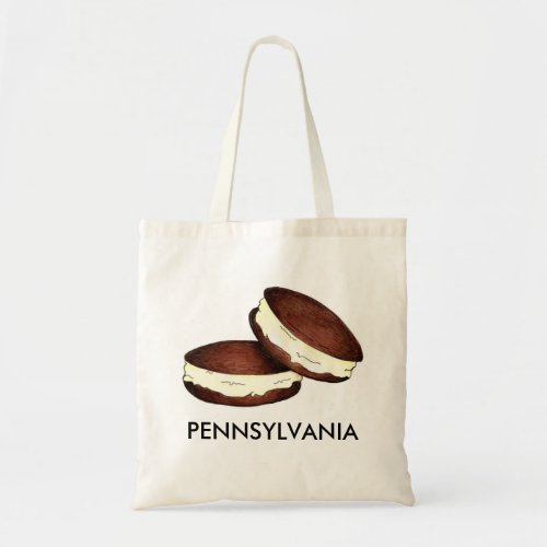 Pennsylvania PA Dutch Chocolate Whoopie Pies Food Tote Bag