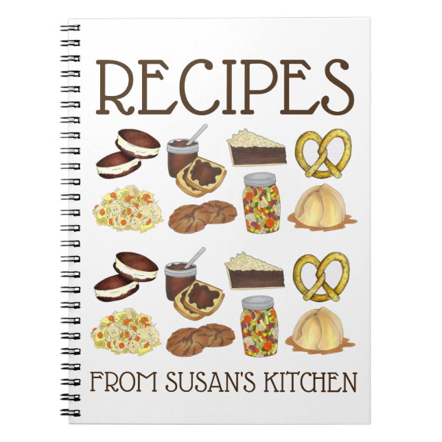 Pennsylvania PA Dutch Recipes Personalized Cooking Notebook (Front)
