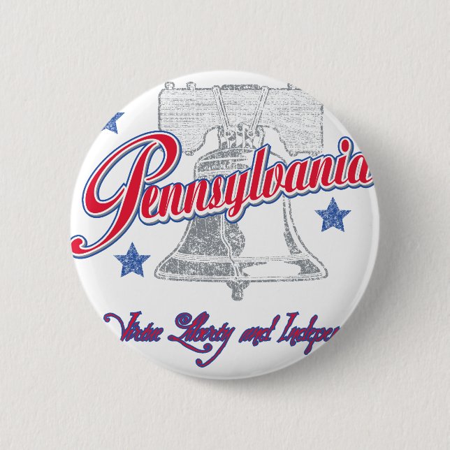 Pennsylvania Pinback Button (Front)