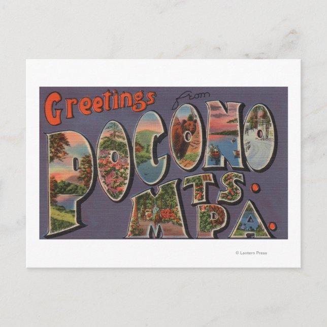 Pennsylvania - Pocono Mountians Postcard (Front)