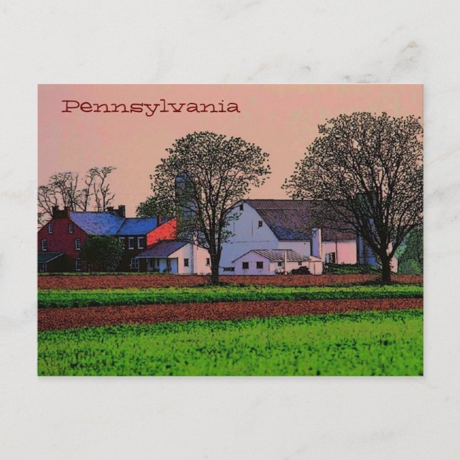 Pennsylvania Postcard (Front)