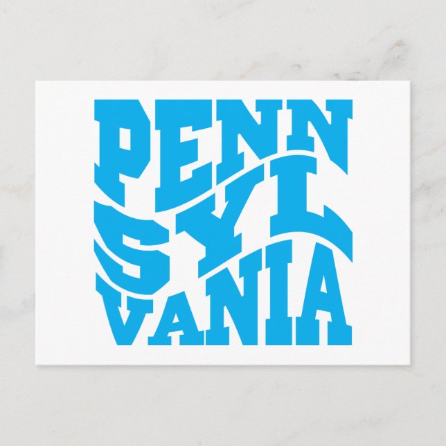 Pennsylvania Postcard (Front)