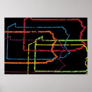 pennsylvania pride blur poster