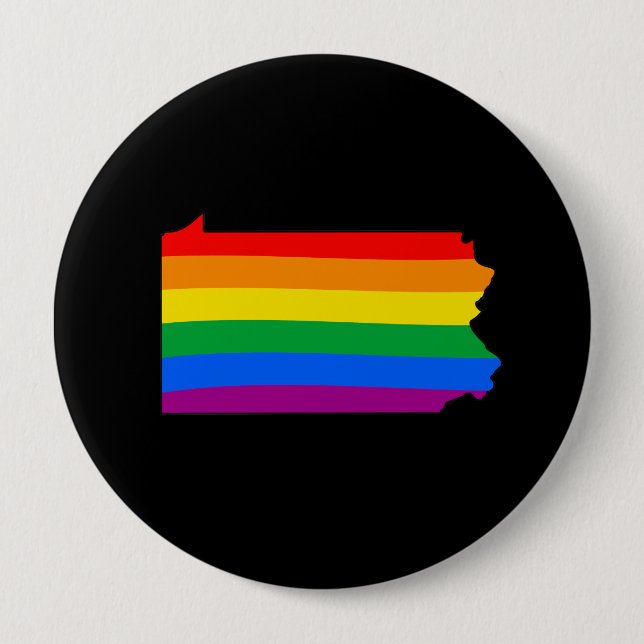 PENNSYLVANIA PRIDE -.png Pinback Button (Front)