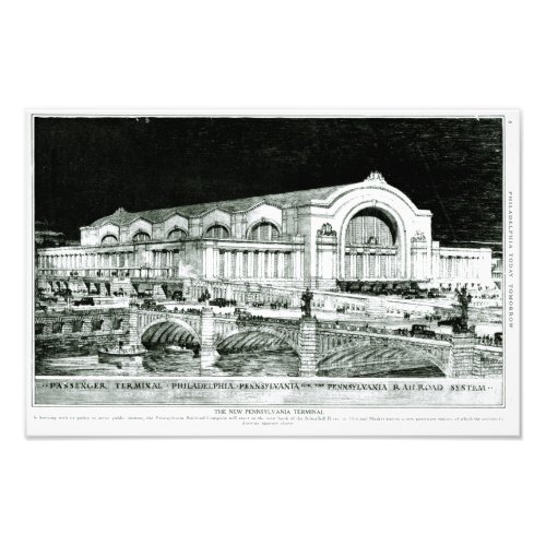 Pennsylvania Railroad 30th Street Station Photo Print