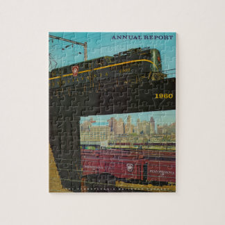 Pennsylvania Railroad Annual Report 8x10 Puzzle