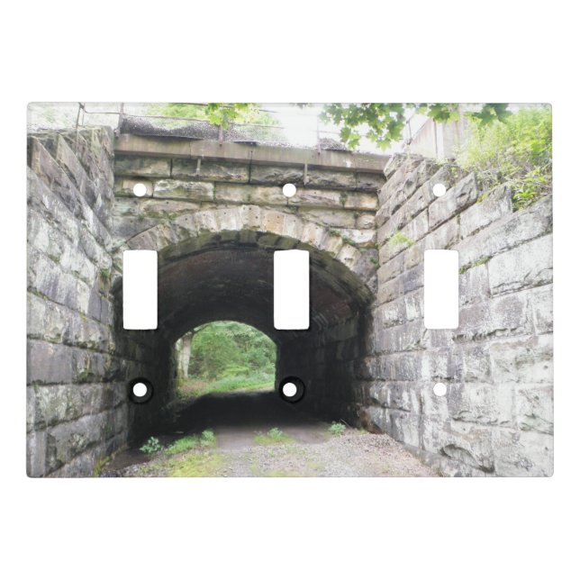 Pennsylvania Railroad Arch Light Switch Cover (Front)