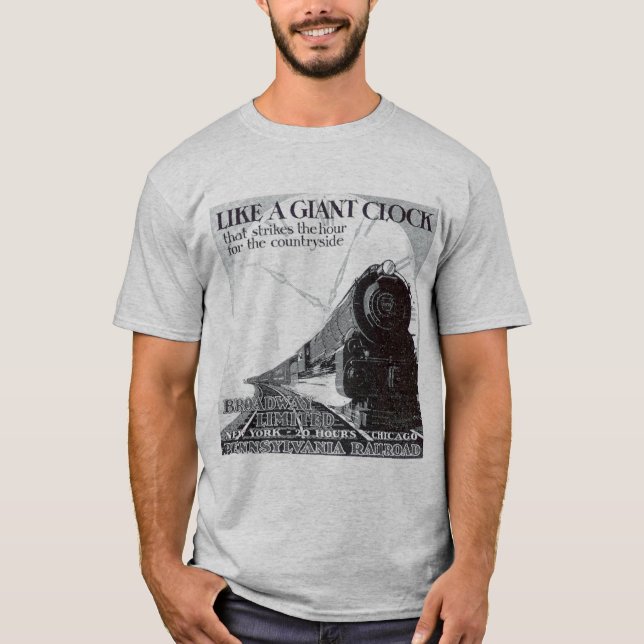 Pennsylvania Railroad Broadway Limited 1929  T-Shirt (Front)