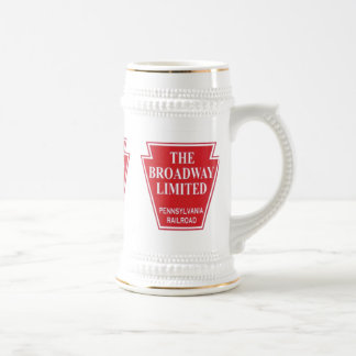 Pennsylvania Railroad Broadway Limited Beer Stein
