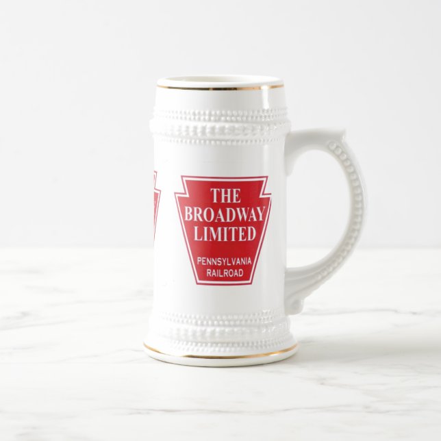 Pennsylvania Railroad Broadway Limited Beer Stein (Right)