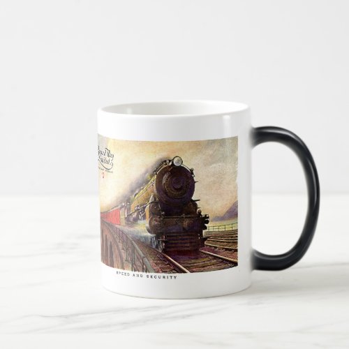 Pennsylvania Railroad Broadway Limited Magic Mug