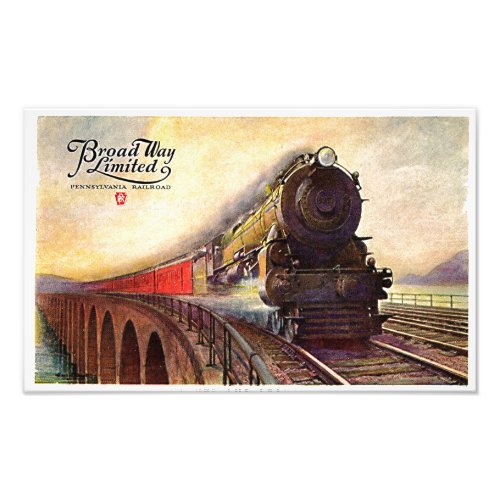 Pennsylvania Railroad Broadway Limited Photo Print