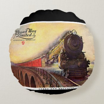 Pennsylvania Railroad Broadway Limited Pillow by stanrail at Zazzle