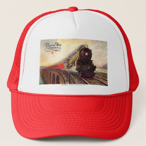 Pennsylvania Railroad Broadway Limited   Trucker Hat