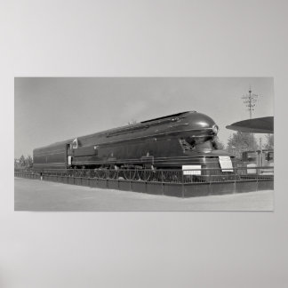 Pennsylvania Railroad Class S1 Locomotive - 1939 Poster