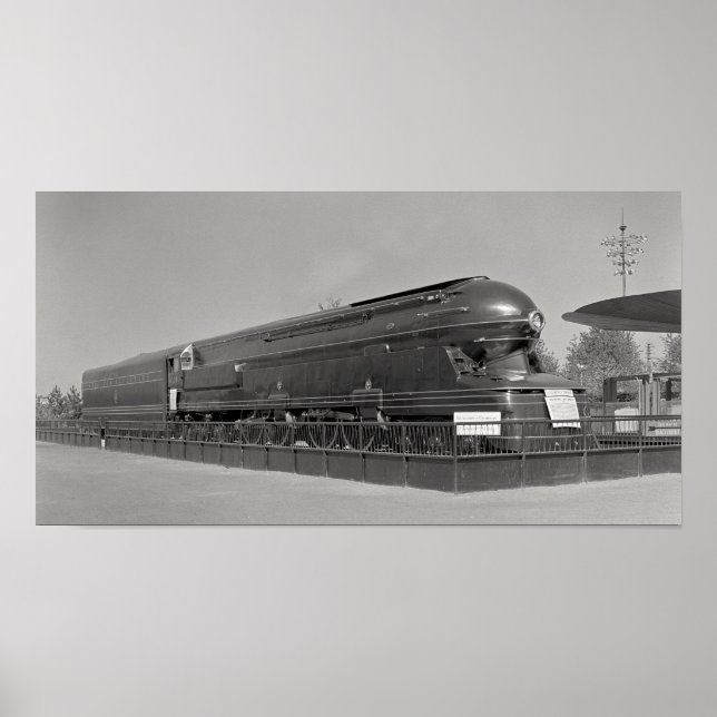 Pennsylvania Railroad Class S1 Locomotive - 1939 Poster (Front)