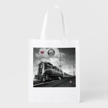 Pennsylvania Railroad Congressional      Grocery Bag by stanrail at Zazzle