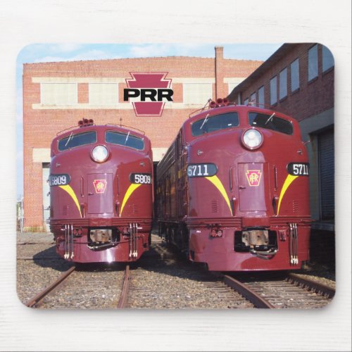 Pennsylvania Railroad E_8as JTFS 5809 and 5711  Mouse Pad