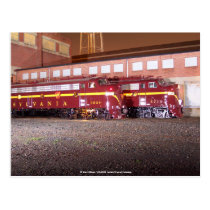 Pennsylvania Railroad (JTFS)Night Photo Shoot Postcard Pennsylvania Railroad (JTFS)Night Photo Shoot Postcard