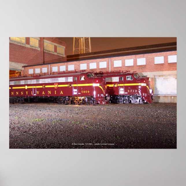 Pennsylvania Railroad (JTFS)Night Photo Shoot Poster (Front)