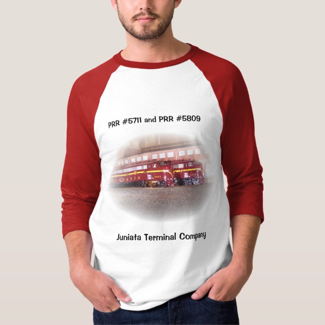 Pennsylvania Railroad (JTFS)Night Photo Shoot T-Shirt (Front)