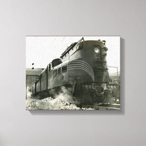 Pennsylvania Railroad Locomotive GG_1 4800 Canvas Print