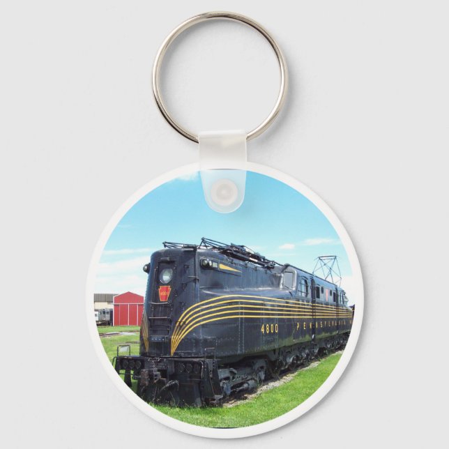 Pennsylvania Railroad Locomotive GG-1 #4800 Keychain (Front)