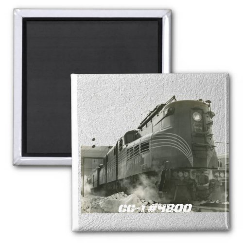 Pennsylvania Railroad Locomotive GG_1 4800   Magnet