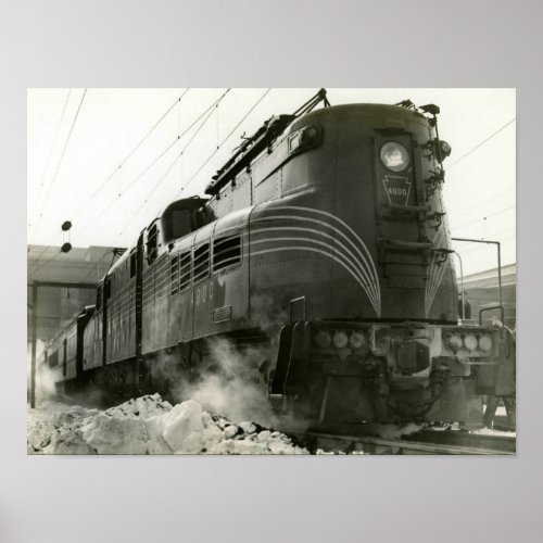 Pennsylvania Railroad Locomotive GG_1 4800  Poster
